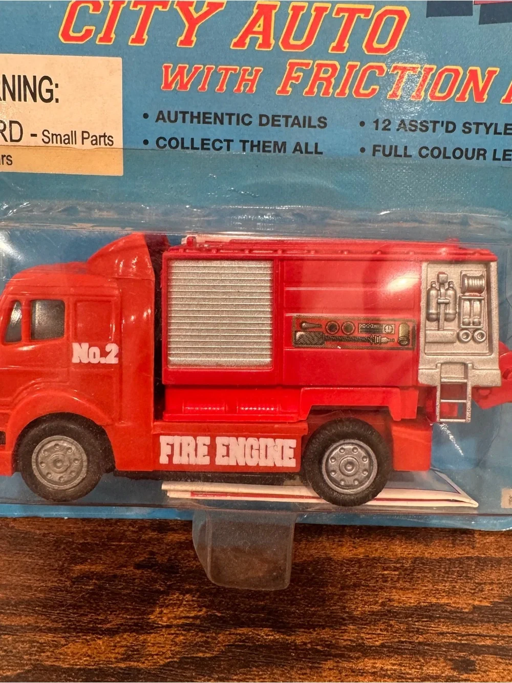 Vintage Mini Selects City Auto with Friction Motor Fire Engine Truck New